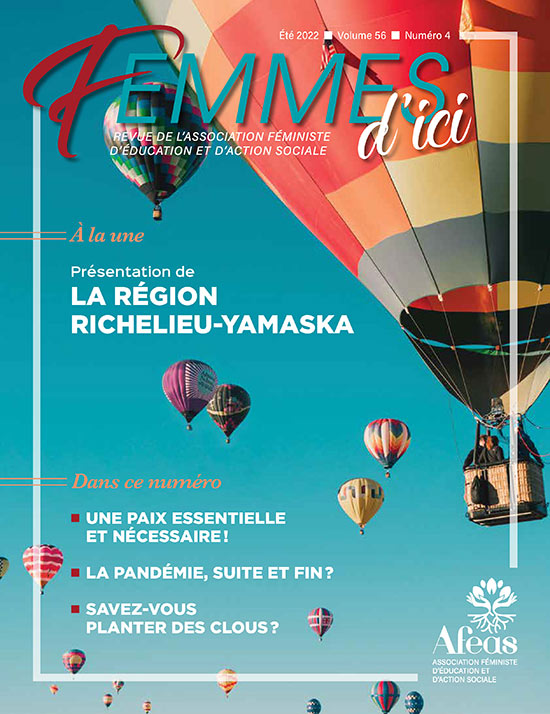 Couverture pour la revue Femmes d'ici été 2022